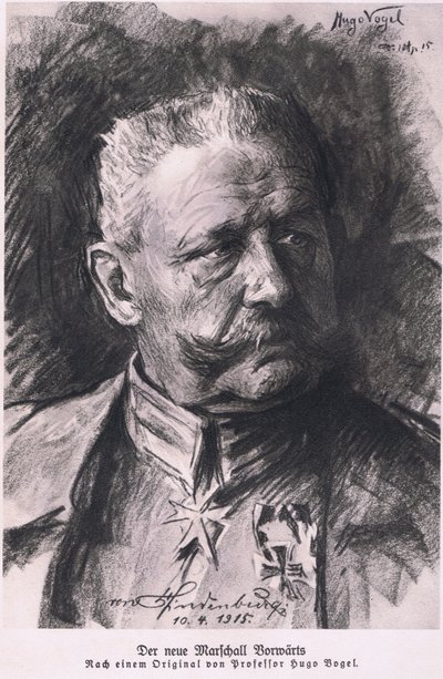 Hindenburg, de Hindenburg, publicado por Daterlandijrcher Derlag & H Weller Berlin, 1928 de Hugo Vogel