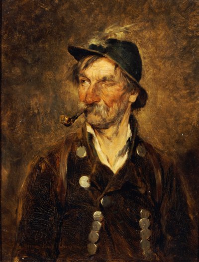 O Velho Caçador, 1879 de Hugo Wilhelm Kauffman