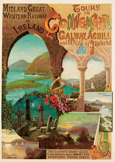Excursões em Connemara, Midland Great Western Railway of Ireland de Hugo d Alesi