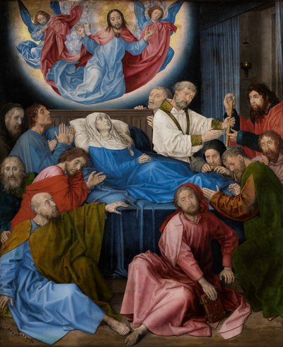 Morte da Virgem (óleo sobre painel) de Hugo van der Goes