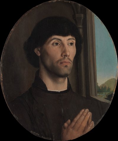 Retrato de um homem, ca. 1475 de Hugo van der Goes