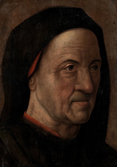 Retrato de um homem velho, ca. 1470-75. de Hugo van der Goes