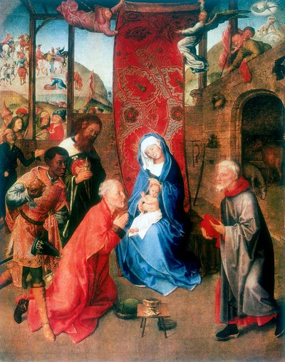A Adoração dos Reis Magos, século XV de Hugo van der Goes