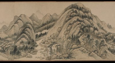 Habitação nas montanhas Fuchun de Hui Wang