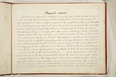 Texto, O "Livro Vermelho" do Castelo de Blaise, sede de John Scandrett Harford Esq de Humphry Repton