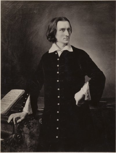 Retrato de Franz Liszt de Hungarian School