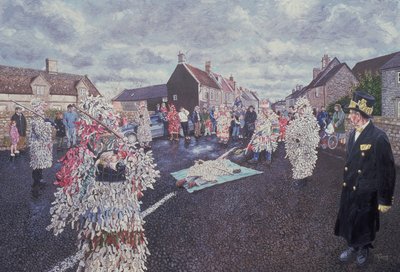 Mummers Boxing Day, Marshfield, 1998 (ver também 107623) de Huw S. Parsons