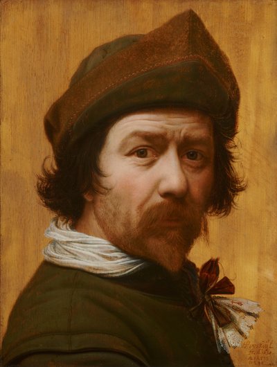 Autorretrato, 1638. de Huygh Pietersz. Voskuyl