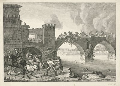 Lutar sobre uma ponte de Hyacinth de La Pegna
