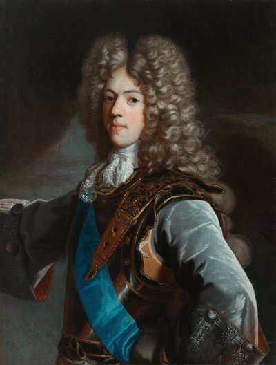 Retrato de Konstanty Wladyslaw Sobieski (1680-1726) - Rigaud, Hyacinthe François Honore, Círculo de - ca 1696 - Óleo sobre tela - 112,5x89 - Museu do Palácio Wilanow de Hyacinthe (circle of) Rigaud