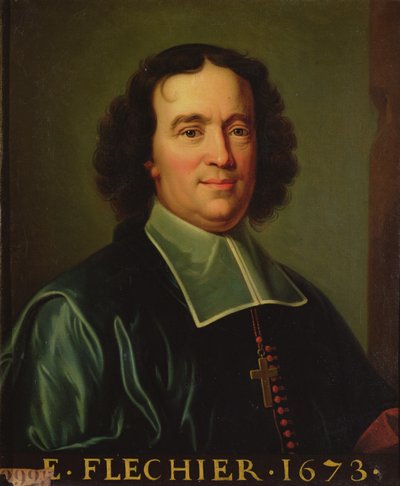 Esprit Flechier (1632-1710) Bispo de Nimes de Hyacinthe Francois Rigaud