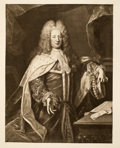 Henry St. John, Visconde de Bollingbroke, pub. 1902 (collotype) de Hyacinthe Francois Rigaud