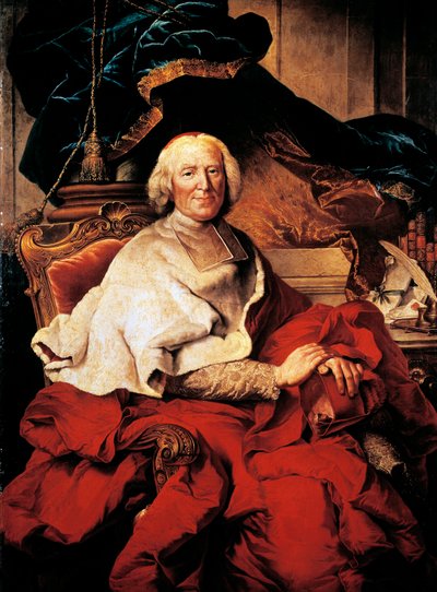 Retrato de Andre-Hercule de Fleury (Lodeve de Hyacinthe Francois Rigaud