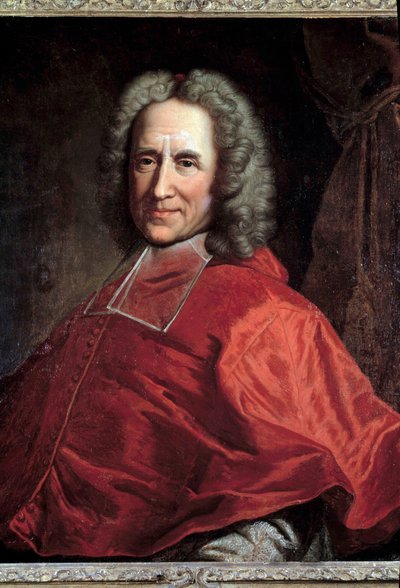 Retrato do Cardeal Guillaume Dubois, Arquivo de Cambrai (1656-1723) Pintura de Hyacinthe Rigaud (1659-1743). Século XVIII. Brilhos. Musee Labenche - Retrato do Cardeal Guillaume Dubois, Arcebispo de Cambrai (1656-1723). Pintura de Hyacinthe Rig de Hyacinthe Francois Rigaud