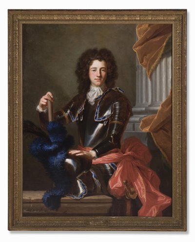 Retrato de Henry Bentinck, mais tarde 1º Duque de Portland, 1699 de Hyacinthe Francois Rigaud