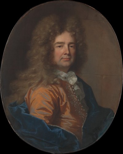 Retrato de um homem, 1693. de Hyacinthe Francois Rigaud