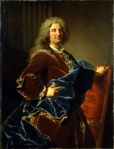 Retrato do Marquês Jean-Octave de Villars de Hyacinthe Francois Rigaud