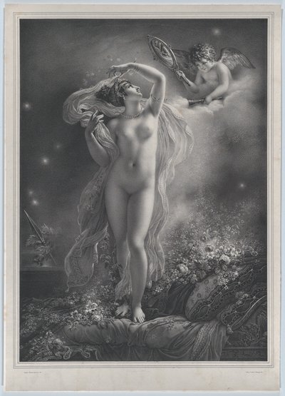 paisagem de Hyacinthe Louis Victor Jean Baptiste Aubry
