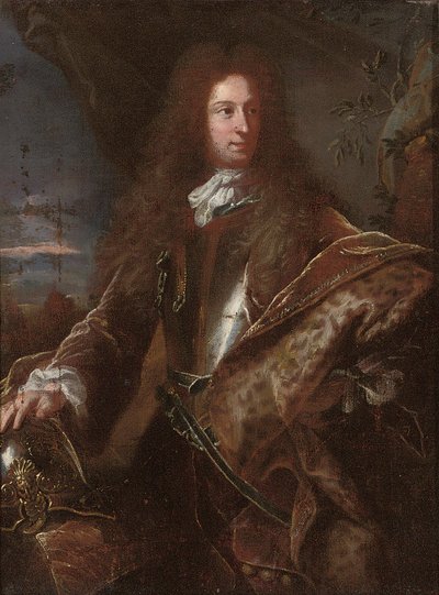 Retrato de um cavalheiro, tradicionalmente identificado como John Churchill, 1º duque de Marlborough de Hyacinthe Francois Rigaud
