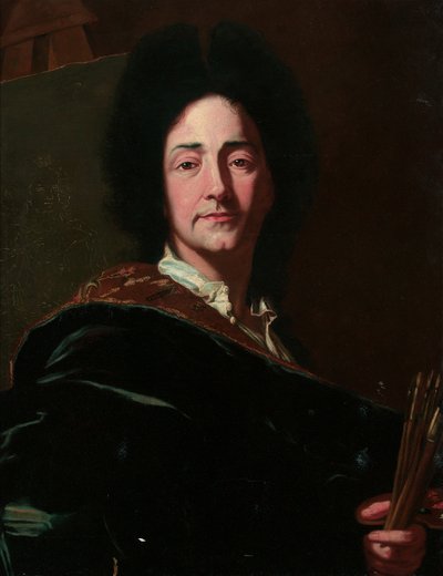 Retrato do artista de Hyacinthe Francois Rigaud