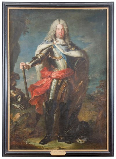 Estanislau I Leszczyński, 1677-1766, rei da Polónia de Hyacinthe Rigaud