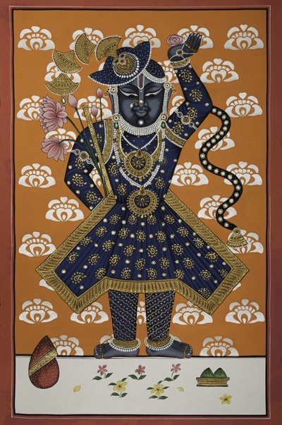 Criança Divina Azul de Krishna de IMAGINEERS STUDIO