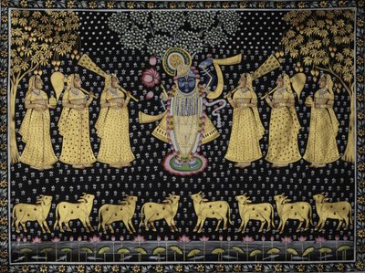O Divino Krishna e as Gopis de IMAGINEERS STUDIO