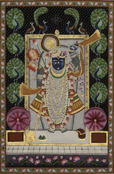 Senhor Krishna com pavões de IMAGINEERS STUDIO