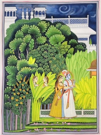 Jardim Radha Krishna ao Luar de IMAGINEERS STUDIO