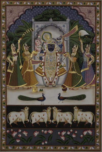 Shreenathji com as Gopis de IMAGINEERS STUDIO