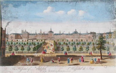 Hospital de Belém, gravado por T. Bonles de I. (after) Maurer