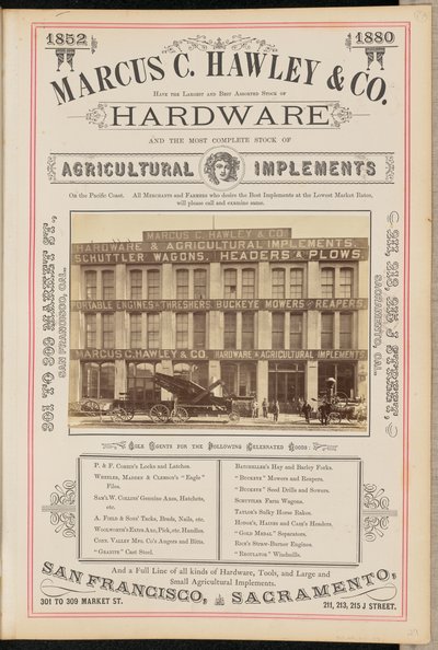 [Marcus C. Hawley and Company, São Francisco] de I. W. Taber