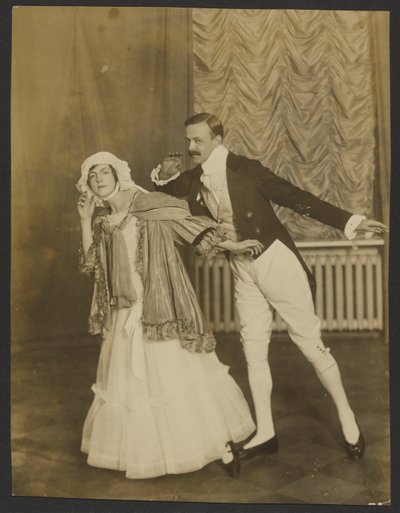 Ballet Aristocrático (Graf Lalongue com a Baronesa E. Rosin). de Iakob Vladimirovich Shteinberg