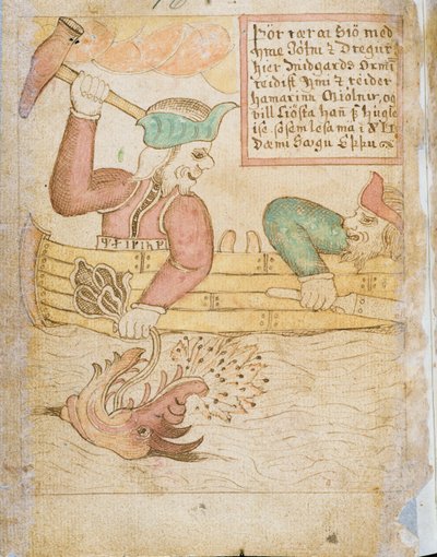 Thor Catching the Midgard Serpent, de "Melsted