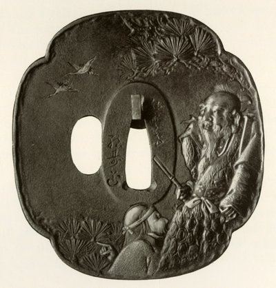 O velho casal Takasago, c1800-1820, 1910. de Ichijosai Hirotoshi