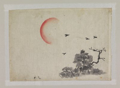 Paisagem com sol poente de Ichirakasai