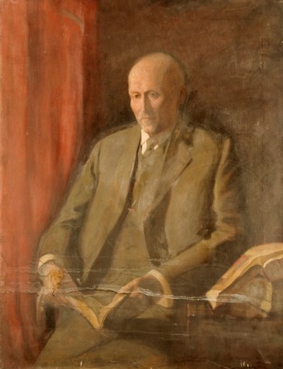 Retrato de um homem (óleo sobre tela) de Ida Lillie Strother Stewart