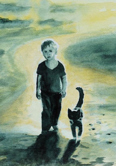 O Rapaz e o Gato a Passear de Ida Publishing