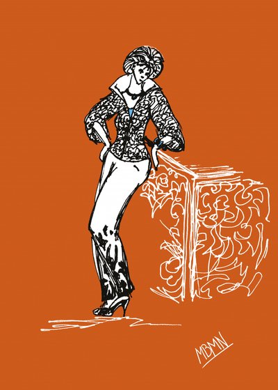 Esboço de moda elegante de Ida Publishing