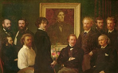 Homenagem a Delacroix de Ignace Henri Jean Fantin Latour