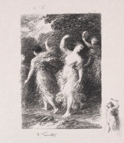 Baco. de Ignace Henri Jean Fantin-Latour