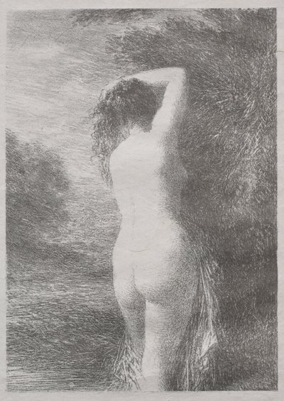 Banhista de pé, 1899. de Ignace Henri Jean Fantin Latour