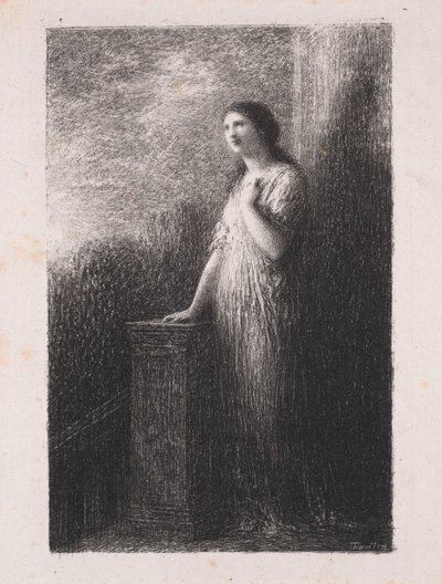 Confiança da noite. de Ignace Henri Jean Fantin-Latour
