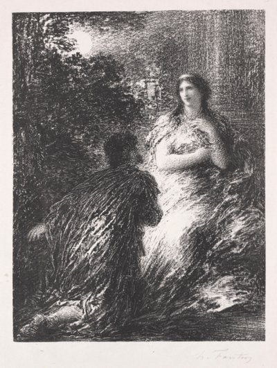 Dueto dos Trojans, 1894-1895. de Ignace Henri Jean Fantin-Latour