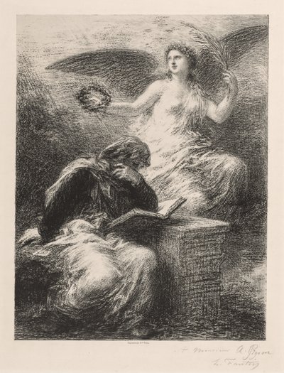 Glória, 1890. de Ignace Henri Jean Fantin-Latour