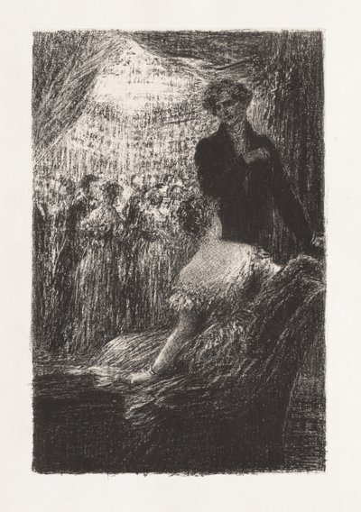 Hector Berlioz, sua vida e suas obras: Symphonie Fantastique-- Uma bola. de Ignace Henri Jean Fantin-Latour