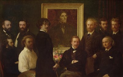 Homenagem a Delacroix de Ignace Henri Jean Fantin Latour