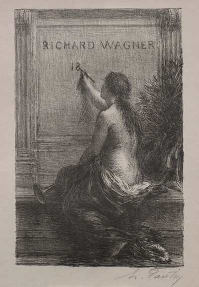 Imortalidade, 1886. de Ignace Henri Jean Fantin-Latour