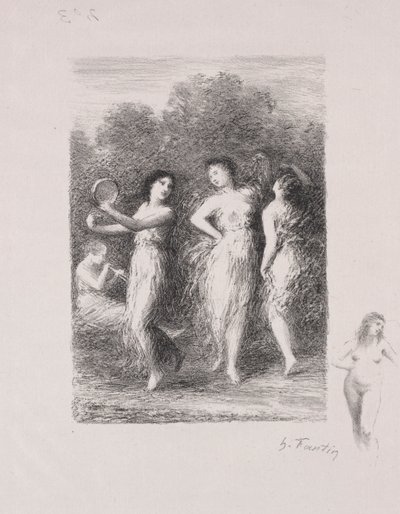 O jovem doente. de Ignace Henri Jean Fantin-Latour