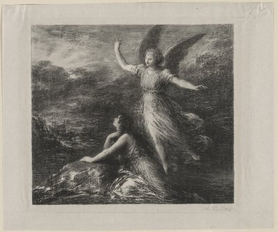 Paraíso e Peri, 1884. de Ignace Henri Jean Fantin Latour